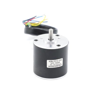 China 3000RPM Lightweight Brushless Dc Motor 4 Pole 24 Volt 11W 0.035nm 42BLY01C 002 for sale