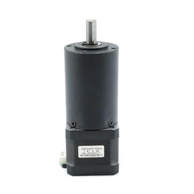 China 12V Nema 17 With Gearbox Stepper Motor 1.8 3.8 Kg Cm 52oz in 1 54 Reduction for sale