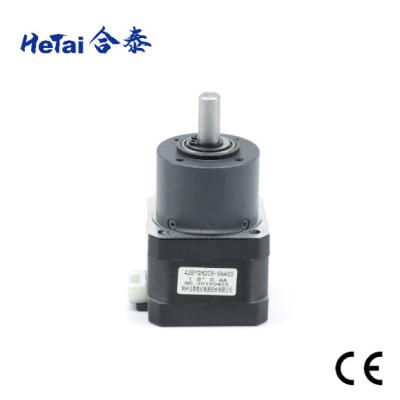 China Nema 17 Stepper Motor With Gearbox 42 Mm*42 Mm 12 V 30 Ohms 0.4 A for sale