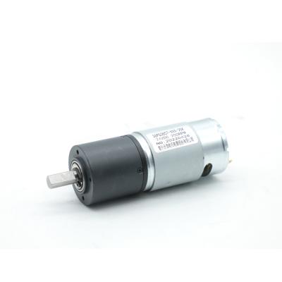 China NEMA 14 Low Noise 24V DC Brush Gear Motor 36mm With Gearbox 200 Rpm 0.38A for sale