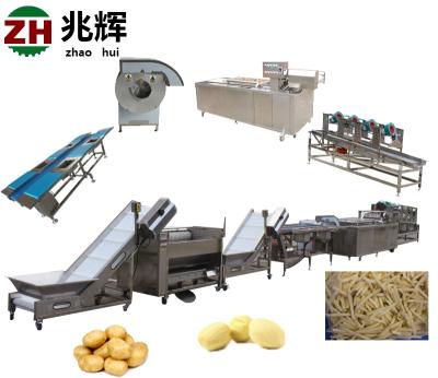 China Potato Chips Making Machines/ Potato Sticks Processing Line/French Fries Production Equipments en venta