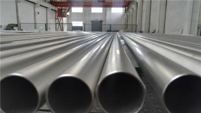 China Cold Rolled Titanium Alloy Tube , Max Length 18m Small Diameter Seamless Titanium Pipe for sale