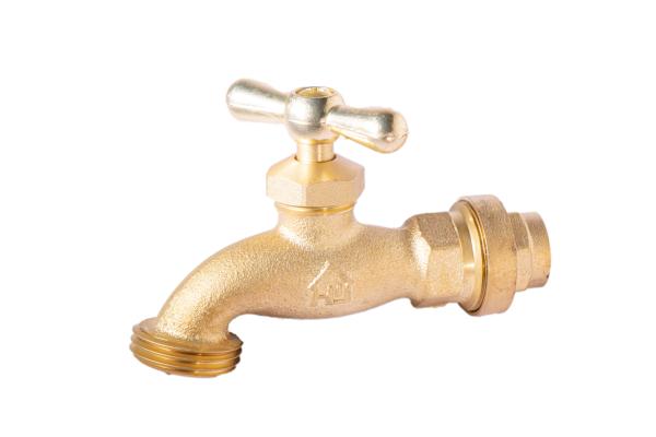 Quality 3/4 Inch NPT Slow Open T Handle Brass Bibcock Valve Bibb Faucet Valves For American Market Industrial WOG for sale