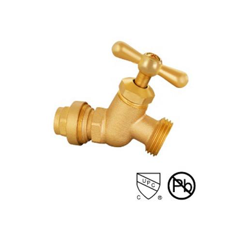 Quality Brass Boiler Drain Valve Quick Connected With Zinc Alloy Handle Solder Threaded for sale