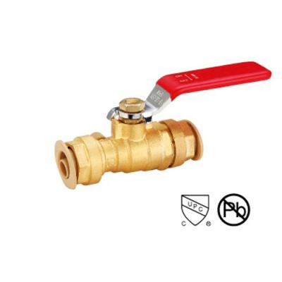 Quality Casting One Piece Body Brass Stop Valve / Threaded Hose Bib With ANSI B1.20.1 for sale