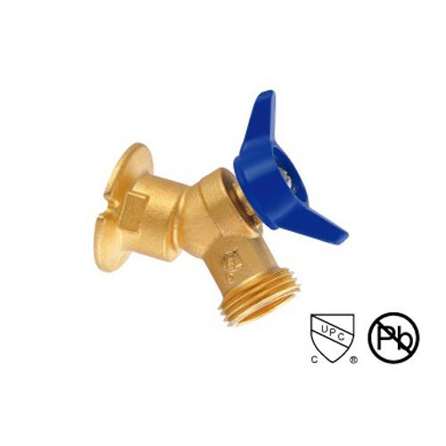 Quality Aluminum Alloy Handle Brass Compression Hose Bibb Male Threaded Brass Valve for sale