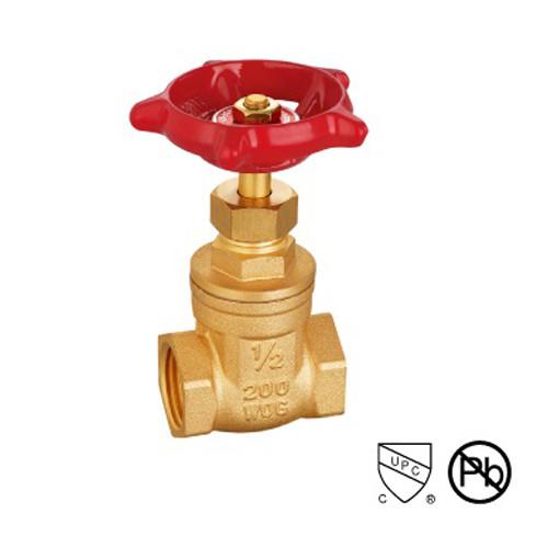 Quality NPT BSP Alloy Steel Gate Valve Brass For Oil Gas / Brass Water Gate Valve for sale