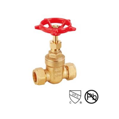 Quality Threaded Water Gate Valve Connect Manual Power Red Hand Wheel for sale