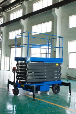 China Building Upright Hydraulic Aerial Work Platform Lifter 125 Kg 450kg 10M Auxiliary Equipments for sale