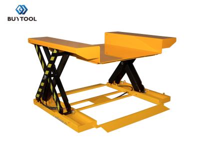 China Low Profile Floor Level Lift Tables Zero Pallet Jack Scissor Lift 1270×1100mm for sale