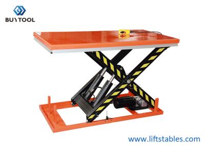 China 2000×1000mm Electric Powered Lift Table Hydraulic Industrial 4T 1400mm Height for sale