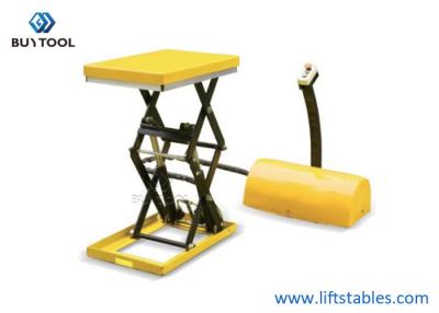 China Portable  Electric Mini Scissor Lift Table 350kg 3000 Lb 2000 Lbs Light Weight for sale