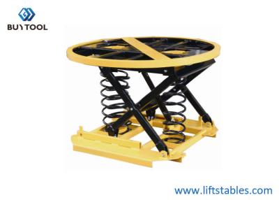 China Auto Leveling Pallet Spring Loaded Lift Table 4000 Lb Level Loader for sale