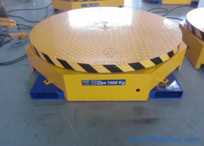 China Pedal Switch Tray Turntable Pallet Wrapper  8r Min Hand Pallet Wrap Turntable 4400lbs for sale