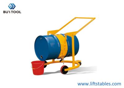 China 200 Litre 55 Gallon Plastic Drum Lifter Barrel Lifting Device Transporter With Wheels 4 for sale