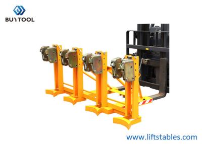 China Single Rim Grip Drum Grab Forklift Attachment Oil Barrel Lifting Equipment DG1440 for sale