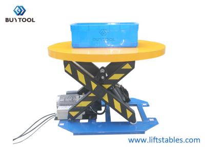 China Manual Shrink Wrap Turntable For Wrapping Pallet Wrapper Safety Adjustable 2200lbs for sale