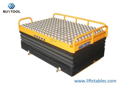 China Rolling Ball Stationary Lift Table 300kg 350kg With Integrated Pop Up Ball Transfer Table for sale