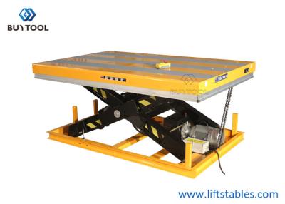 China Portable Low Profile Electric Hydraulic Scissor Lift Table 800kg Wireless Remote Control Lifting for sale