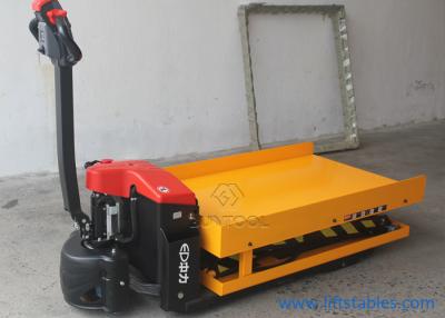 China Full Electric Pallet Jack Stacker With Adjustable Forks 4000 Lb 1500kg 3000kg Rechargeable for sale