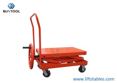 China Triple Scissor Mobile Hydraulic Lift Table 770-Lb Capacity for sale