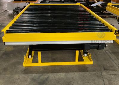 China Hydraulic Powered Electric Roller Lift Table 2 Ton 1000kg 900mm Maximum Height for sale