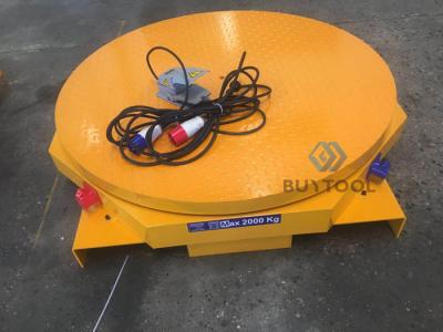 China Manual Pallet Wrapper Turntable Machine For Hydraulic Platform Truck Lift Table  2000KG for sale