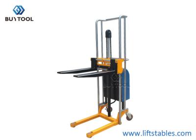 China Manual High Lift Hand Hydraulic Pallet Stacker Ej4150 Ej4150a for sale