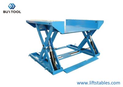 China 750kg Self Leveling Pallet Table Low Profile Lift Cart 25mm Closed Height for sale