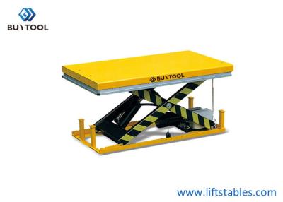China Hydraulic Pump Mobile Heavy Duty Scissor Lift Table 2000kg With Hand Control 1300x850mm for sale