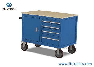 China 500kg Mobile Tool Trolleys Industrial Drawers Steel Cabinet For Warehouse Workshop for sale