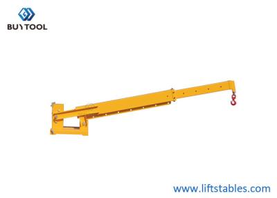 China Telescopic Adjustable Hoist Forklift Attachment Jib Boom Crane 6000 Lb Lift Capacity Truss for sale