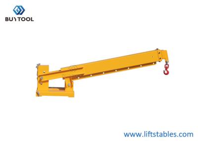China Tlb 3200kg Forklift Attachment Dip Angle Telescopic Fork Mounted Jibs for sale