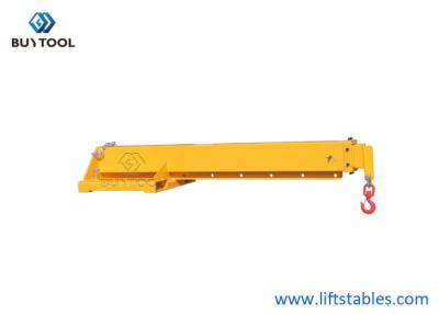 China Extendable Truck 640kg Forklift Jib Crane Telescopic Fork Mounted for sale