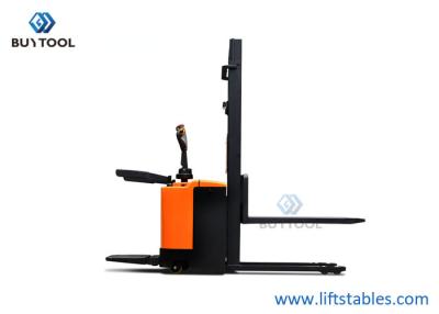 China Q345B Electric Lift Trucks Powered Walkie Stacker 1500kg for sale