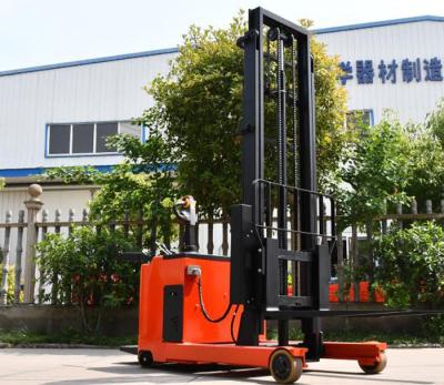 China Full Automatic Counter Balanced Electric Stacker 1500kgs with Padel for sale