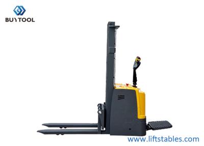 China Alloy Steel 2000kg Fully Powered Hydraulic Stacker Electric Pallet Stacker Truck for sale