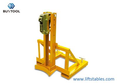China 360kg Fork Mounted Drum Grabbers Drum Gripper Lift Tool Forklift Attachments for sale