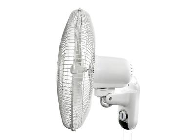 China White Hyroponice Grow Room Electric Wall Fan Pull Chain 90 Degree Copper Motor for sale