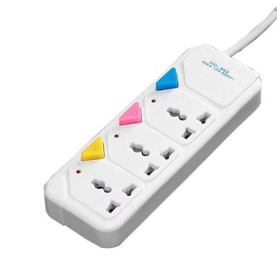 China Multi outlet Universal Type Extension Socket With On/Off Switch for sale
