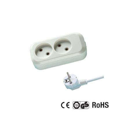 China Holand and Turkey Type 1.5m extension socket with Euro Plug for sale