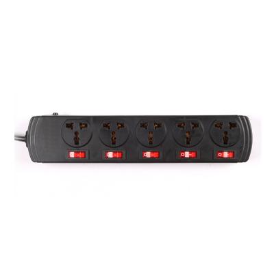 China 5 outlet Universal Type Extension Socket With On/Off Switch, USB for sale