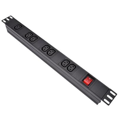 China 7 Way IEC Type PDU Extension Socket With On/Off Switch for sale