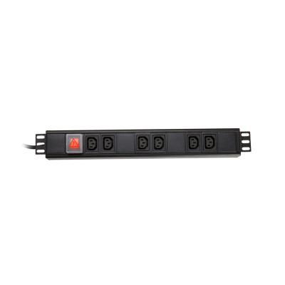 China 6 Way IEC Type PDU Extension Socket With On/Off Switch for sale
