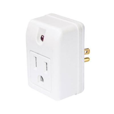 China Wall Power Socket And Wall Tap One Input 1 Outlet 90Joules MOV UL cUL passed for sale