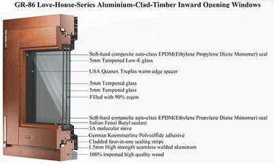 China Alu-Clad-Timber Windows for sale