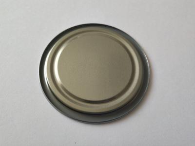 China Food Packing Electrolytic Tin Can 52mm,73mm, 83mm, 153mm Lids Tinplate Lid tin cover for sale