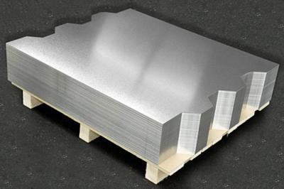 China TH550 TH580 T61 T65 Electrolytic Tin Plated Steel Sheet For Food Can Thin Thickness for sale