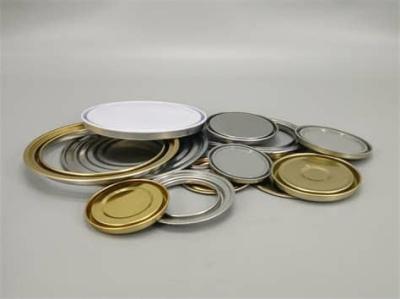 China TIN and Chrome plate Prime Grade for  Round Metal Tin Can Top tinplate lid tin bottom for sale