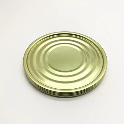 China Rust resistance Tinplate Normal end lid  307# Storage Food Tin Lids tinplate for sale